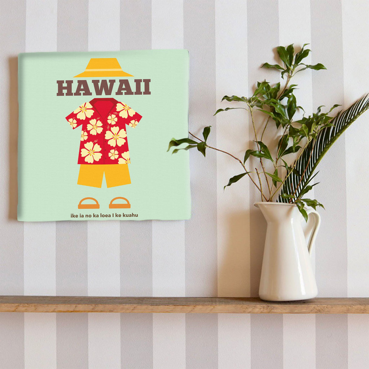 ハワイアンの壁掛けアート インテリア雑貨 アートパネル キャンバス   popa-1803-006