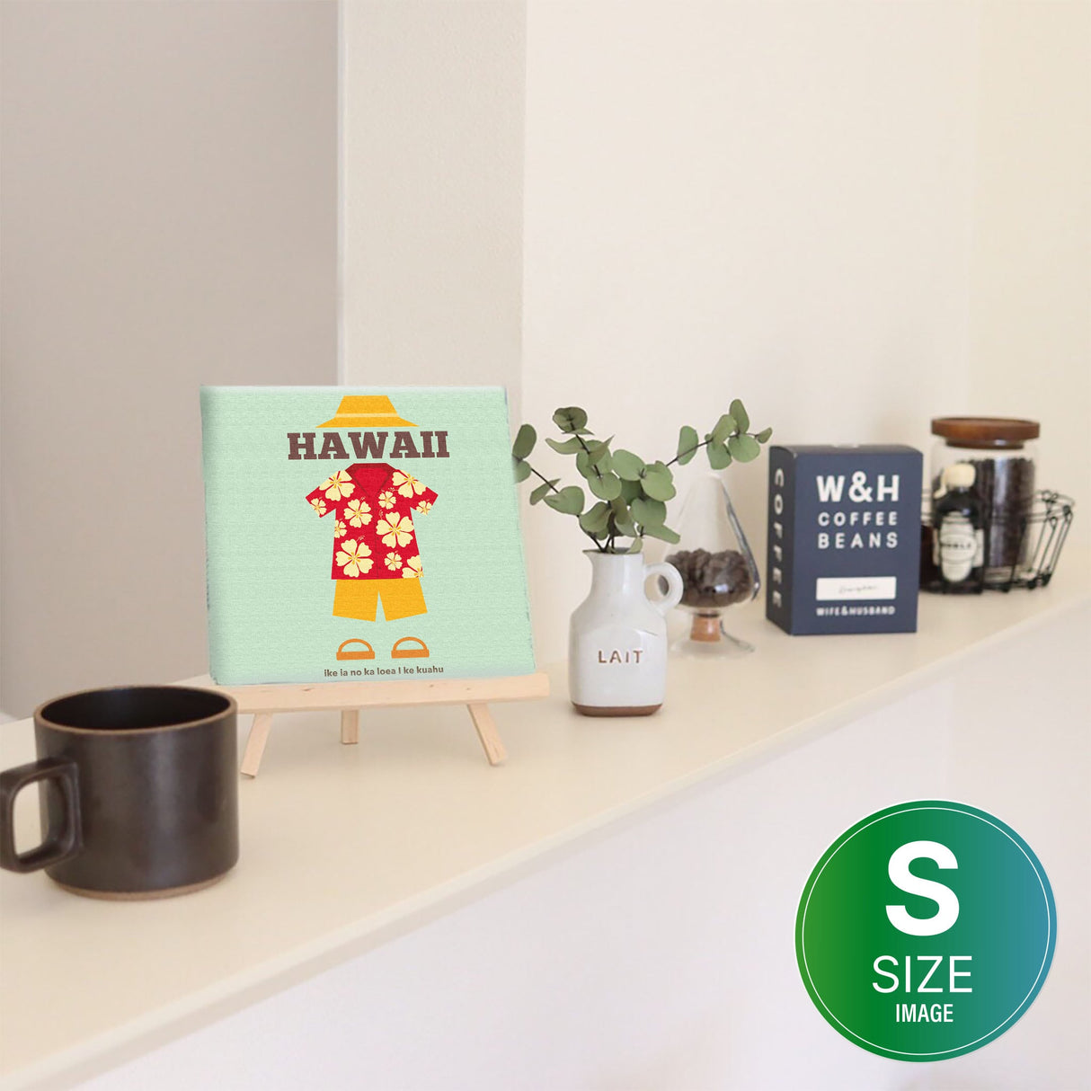 ハワイアンの壁掛けアート インテリア雑貨 アートパネル キャンバス   popa-1803-006