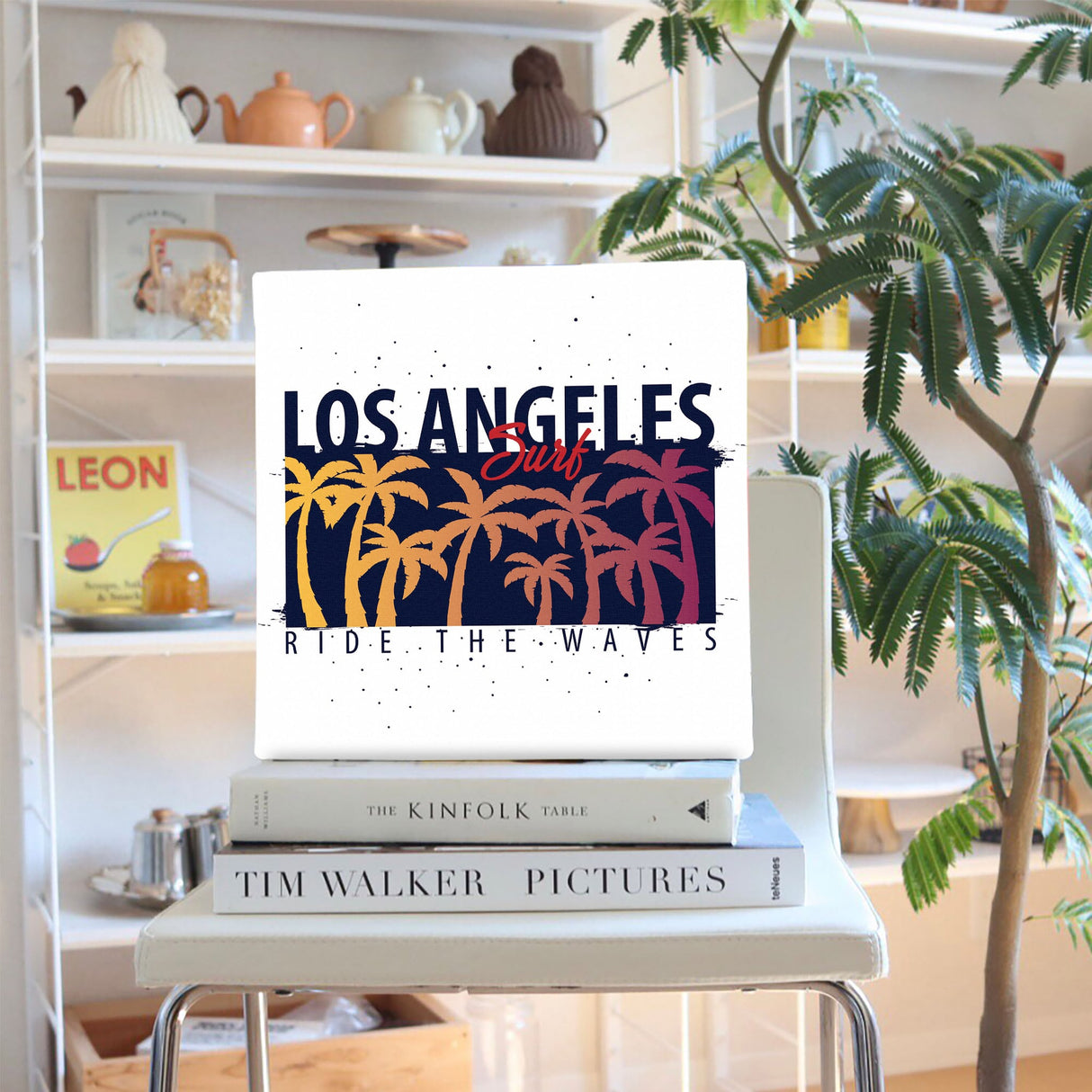 ロサンゼルスのファブリックボード インテリア雑貨 アートパネル キャンバス popa-1803-017