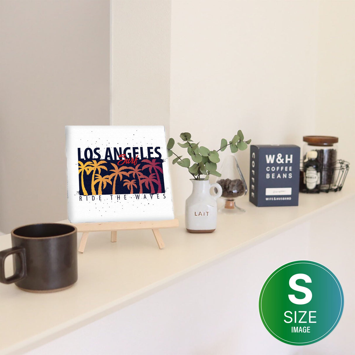 ロサンゼルスのファブリックボード インテリア雑貨 アートパネル キャンバス popa-1803-017