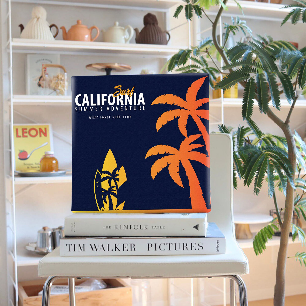 カリフォルニアのファブリックパネル インテリア雑貨 アートパネル キャンバス popa-1803-018