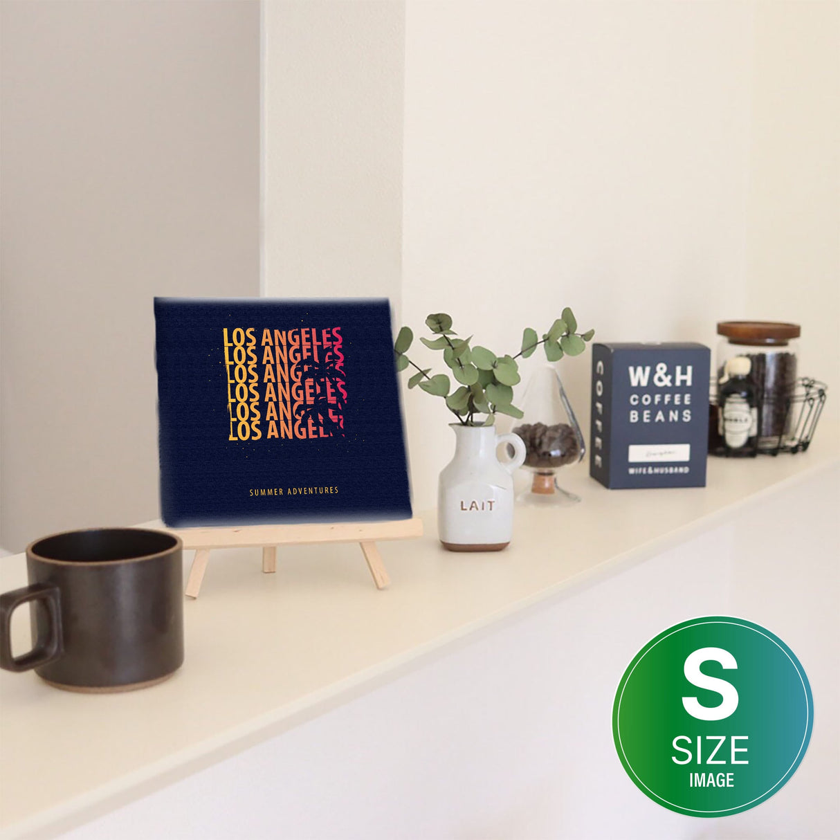 ロサンゼルスのファブリックパネル インテリア雑貨 アートパネル キャンバス popa-1803-019