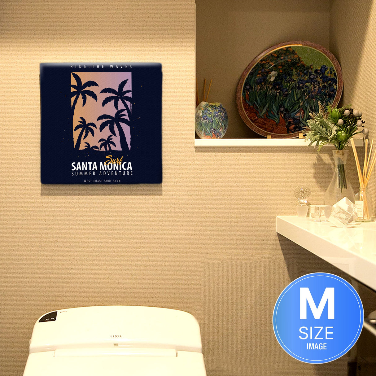 サンタモニカのアートパネル インテリア雑貨 アートパネル キャンバス popa-1803-020