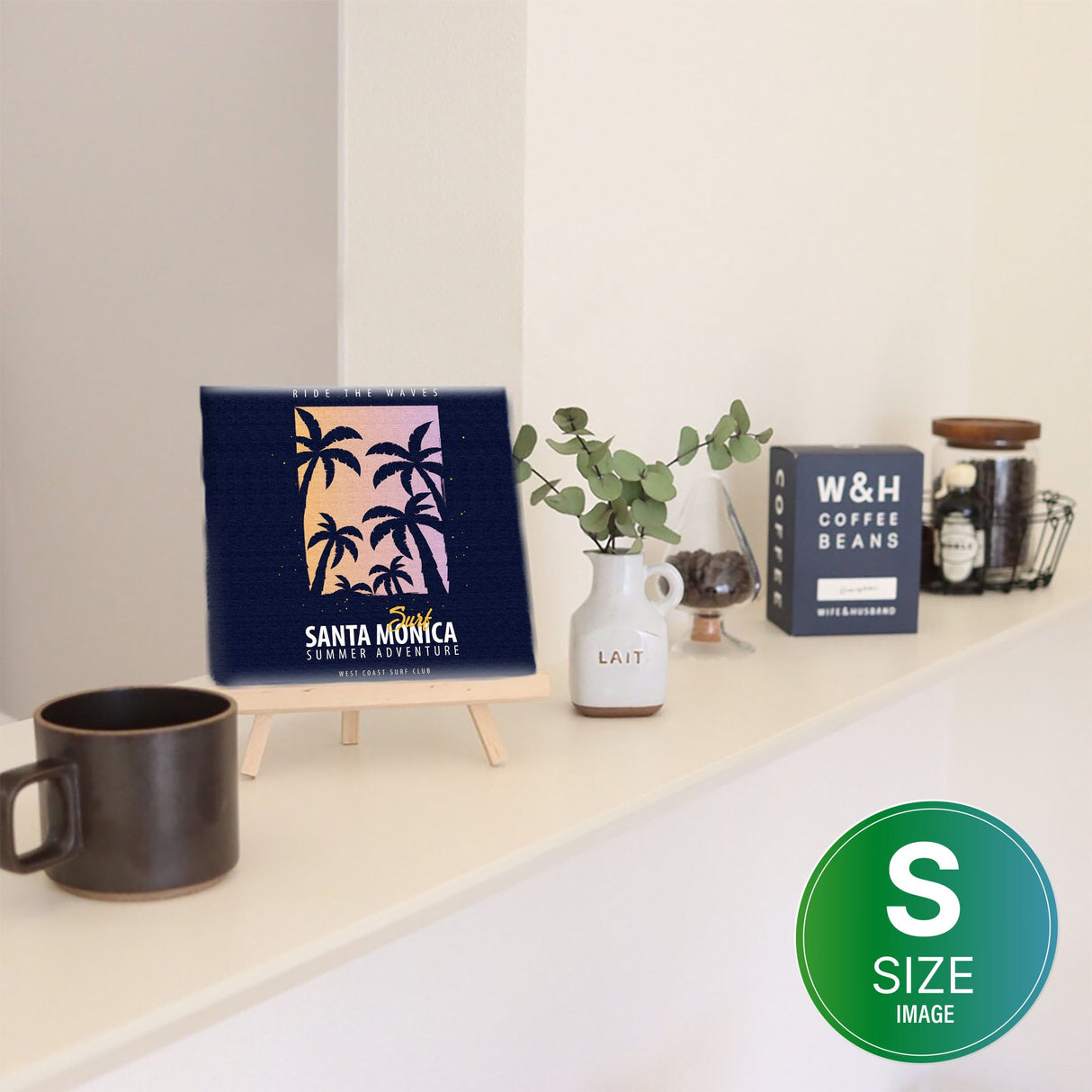 サンタモニカのアートパネル インテリア雑貨 アートパネル キャンバス popa-1803-020