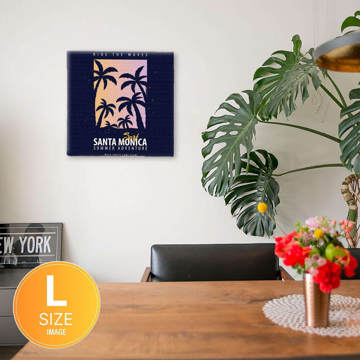 サンタモニカのアートパネル インテリア雑貨 アートパネル キャンバス popa-1803-020