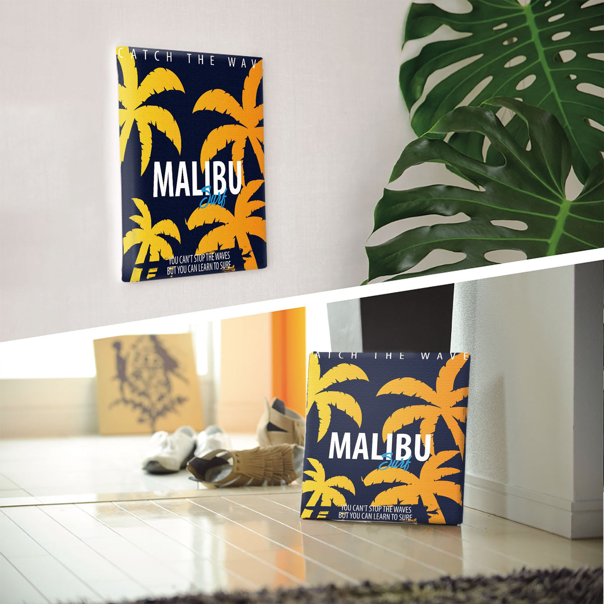 マリブの壁掛けアート インテリア雑貨 アートパネル キャンバス popa-1803-021