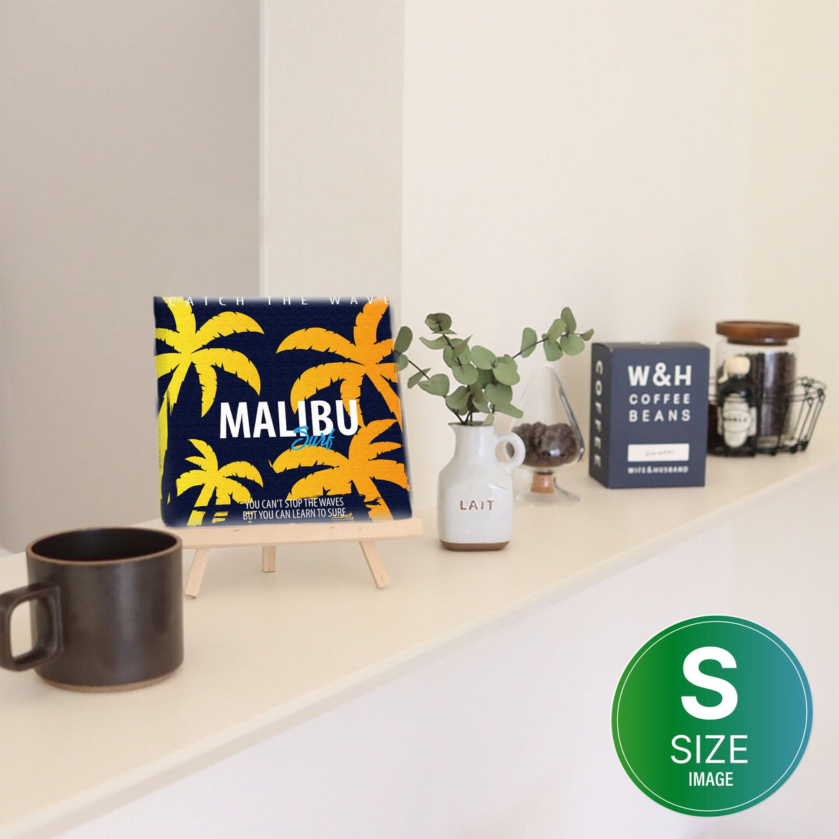 マリブの壁掛けアート インテリア雑貨 アートパネル キャンバス popa-1803-021