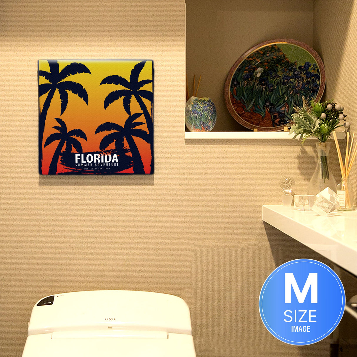 フロリダのファブリックボード インテリア雑貨 アートパネル キャンバス popa-1803-022