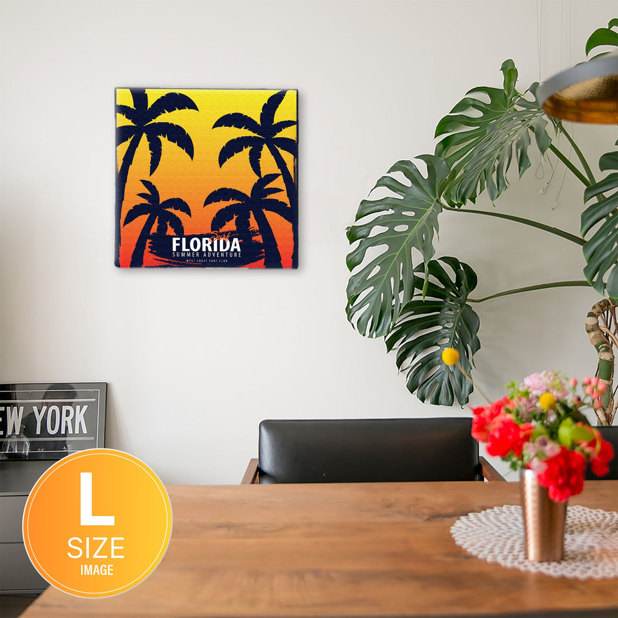 フロリダのファブリックボード インテリア雑貨 アートパネル キャンバス popa-1803-022