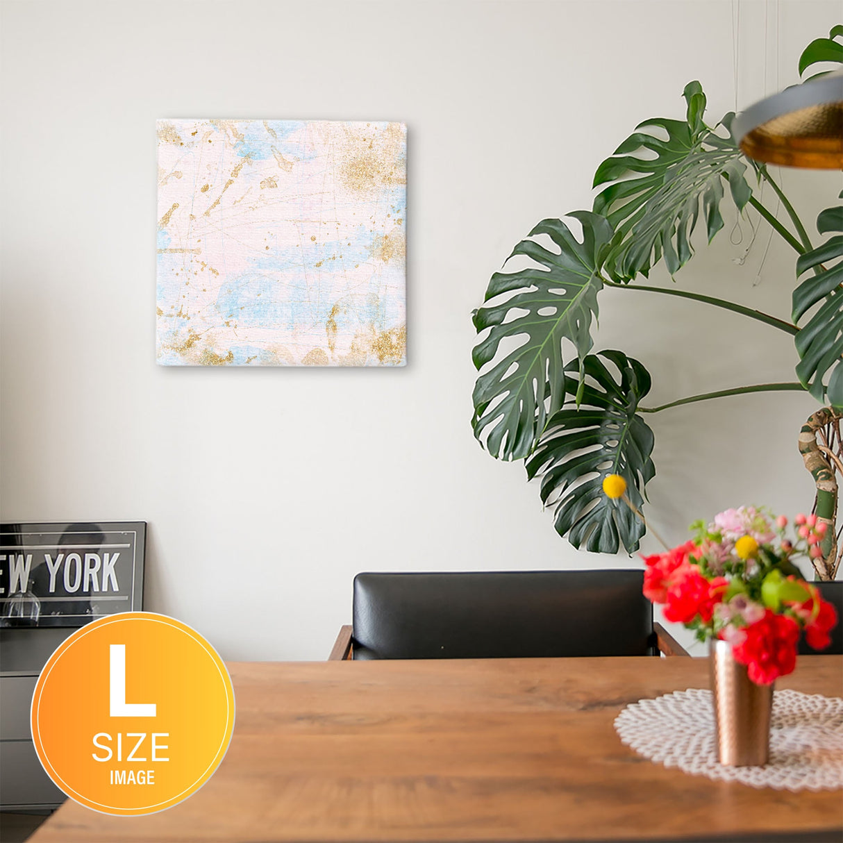 Modern fabric panel Interior goods Art panel Canvas popa-1903-019