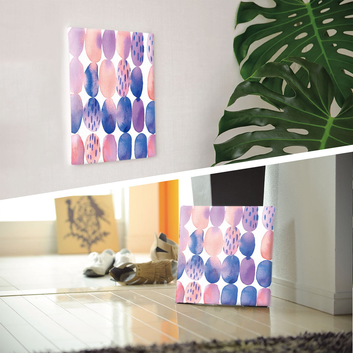 Geometric pattern art panel Interior goods Art panel Canvas popa-1903-022