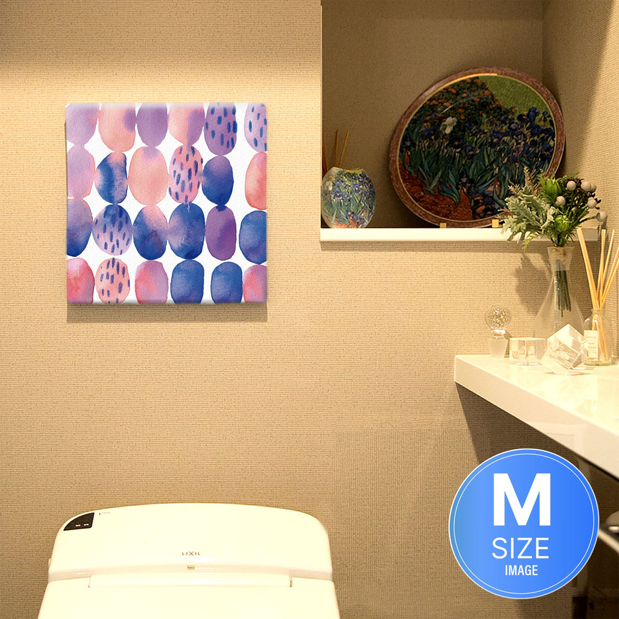 Geometric pattern art panel Interior goods Art panel Canvas popa-1903-022