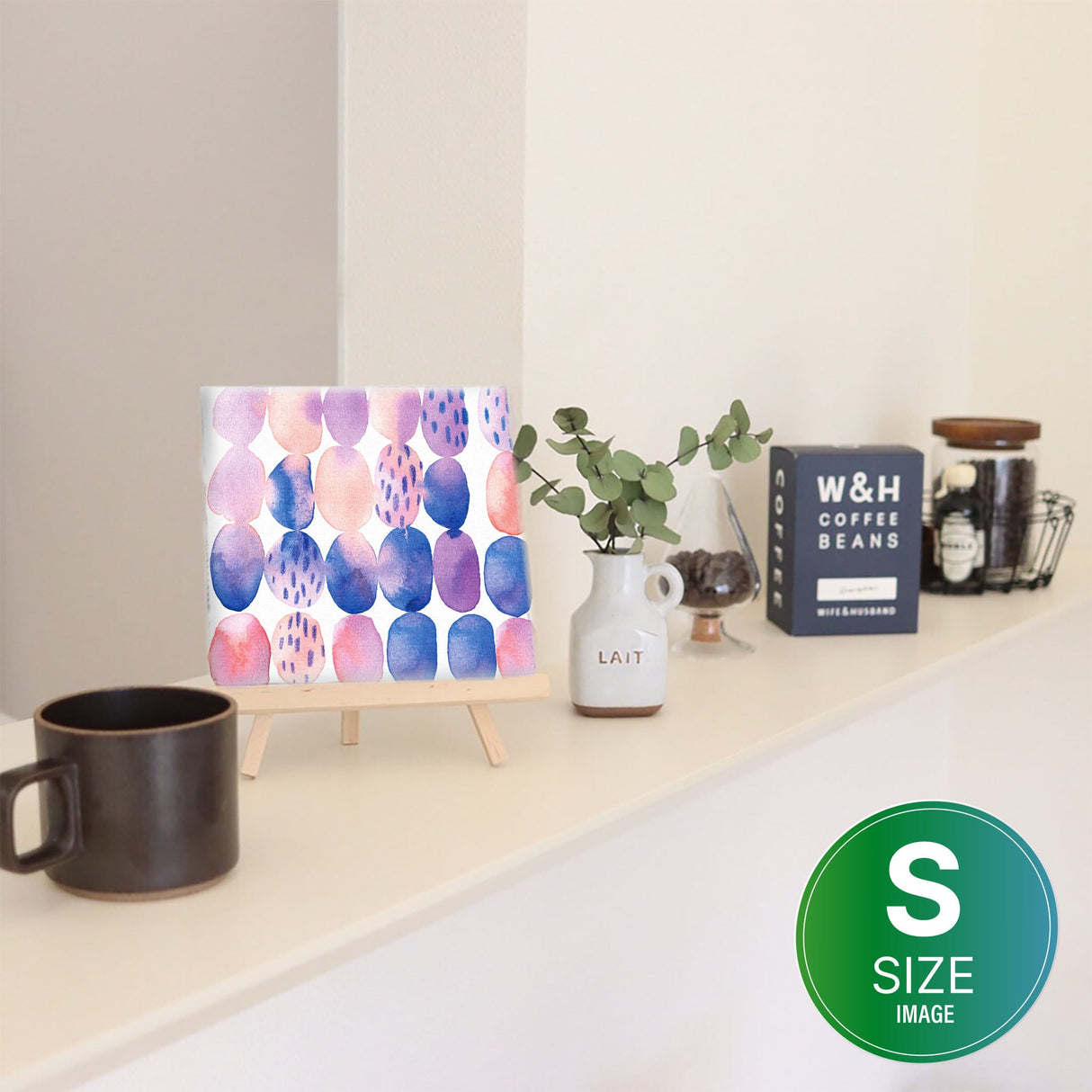 Geometric pattern art panel Interior goods Art panel Canvas popa-1903-022