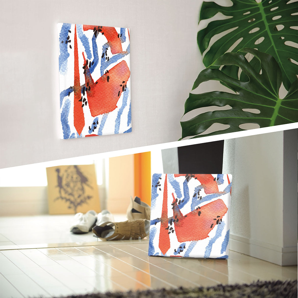 Geometric wall art Interior goods Art panel Canvas popa-1903-023