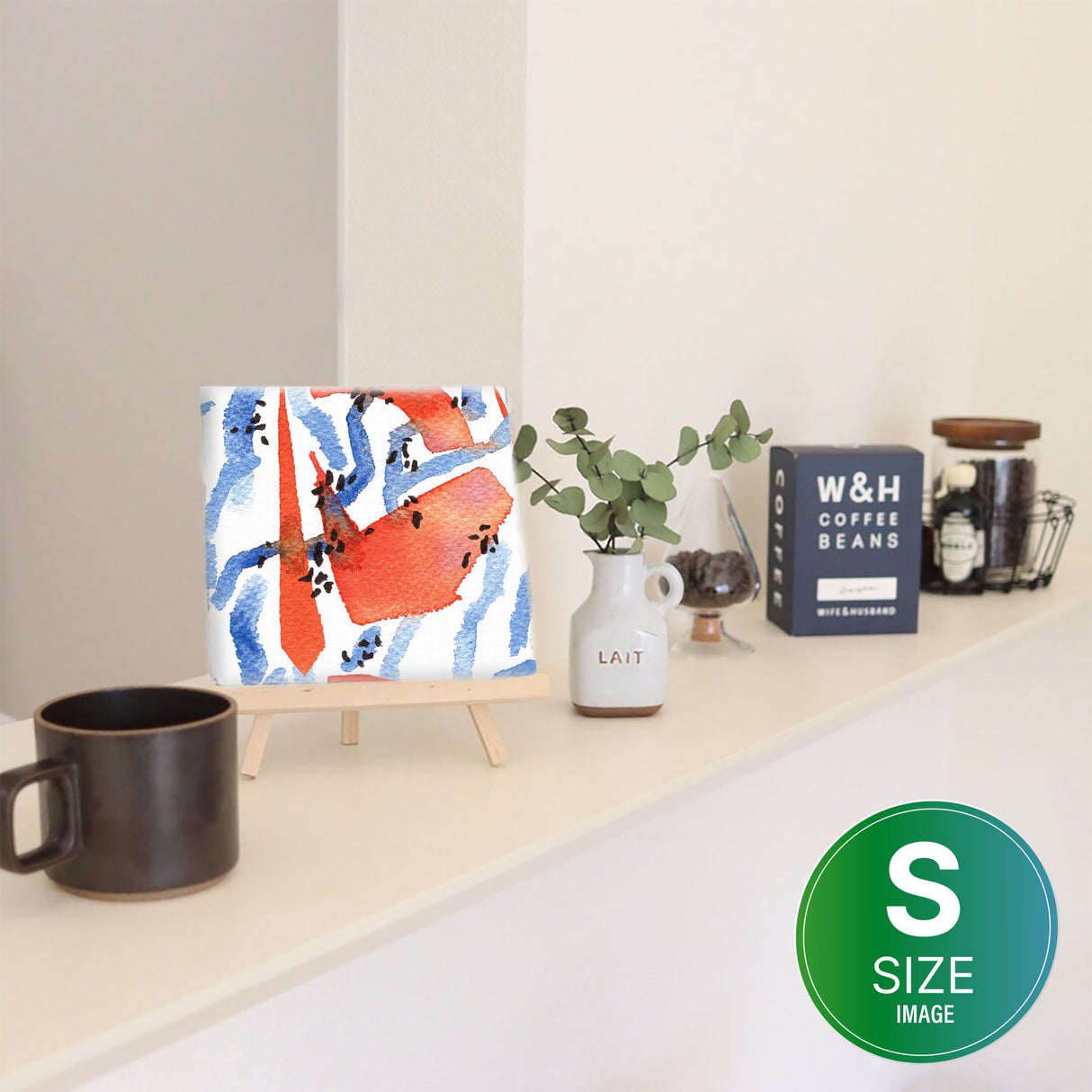 Geometric wall art Interior goods Art panel Canvas popa-1903-023