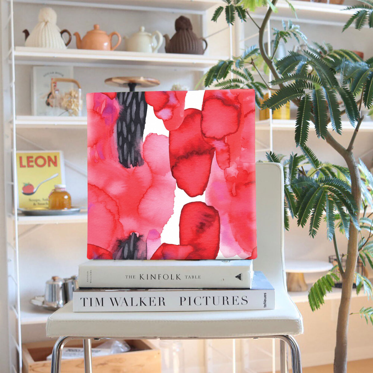 幾何学模様のファブリックボード インテリア雑貨 アートパネル キャンバス   popa-1903-024