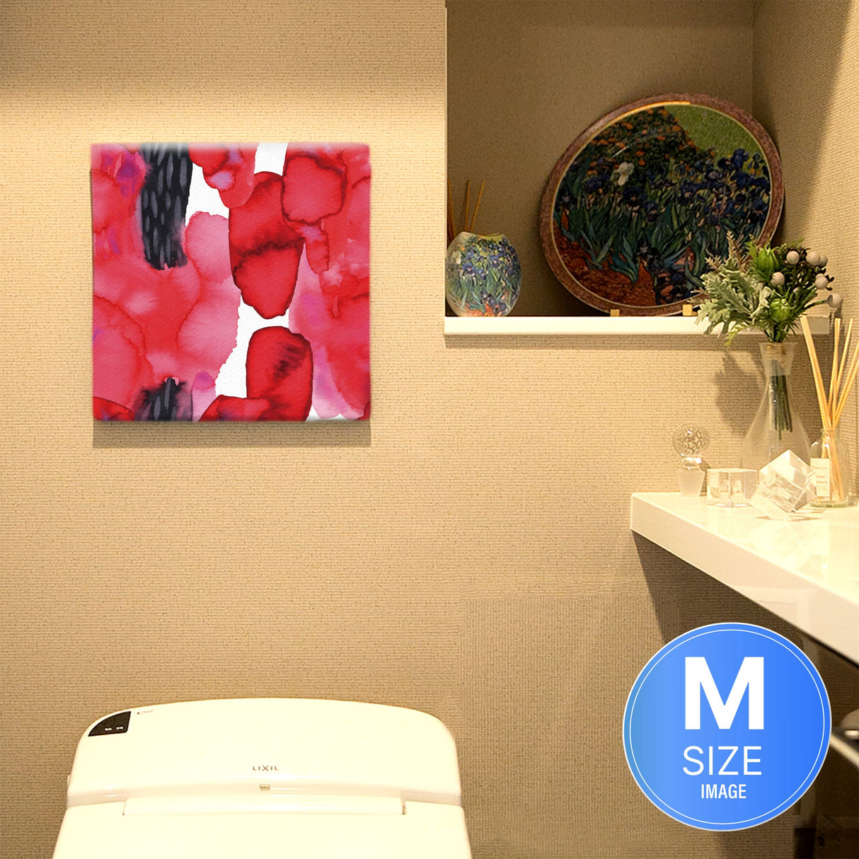 幾何学模様のファブリックボード インテリア雑貨 アートパネル キャンバス   popa-1903-024