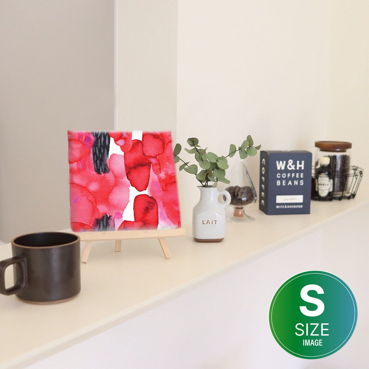 幾何学模様のファブリックボード インテリア雑貨 アートパネル キャンバス   popa-1903-024