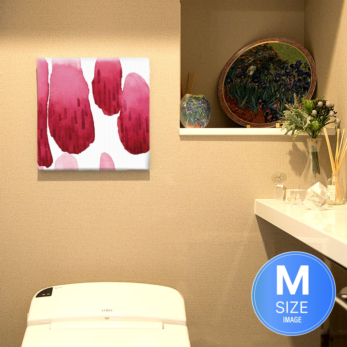 幾何学模様のファブリックボード インテリア雑貨 アートパネル キャンバス   popa-1903-025