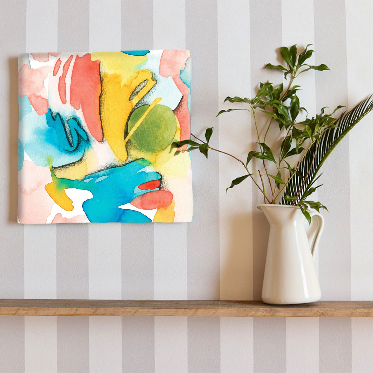 幾何学模様のファブリックパネル インテリア雑貨 アートパネル キャンバス   popa-1903-026