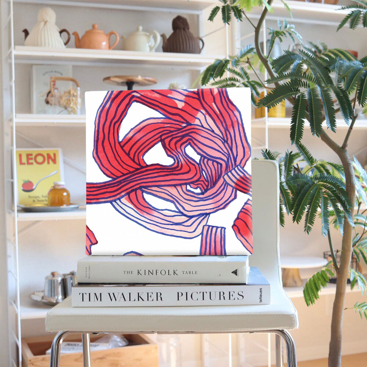 幾何学模様のウォールデコ インテリア雑貨 アートパネル キャンバス   popa-1903-027