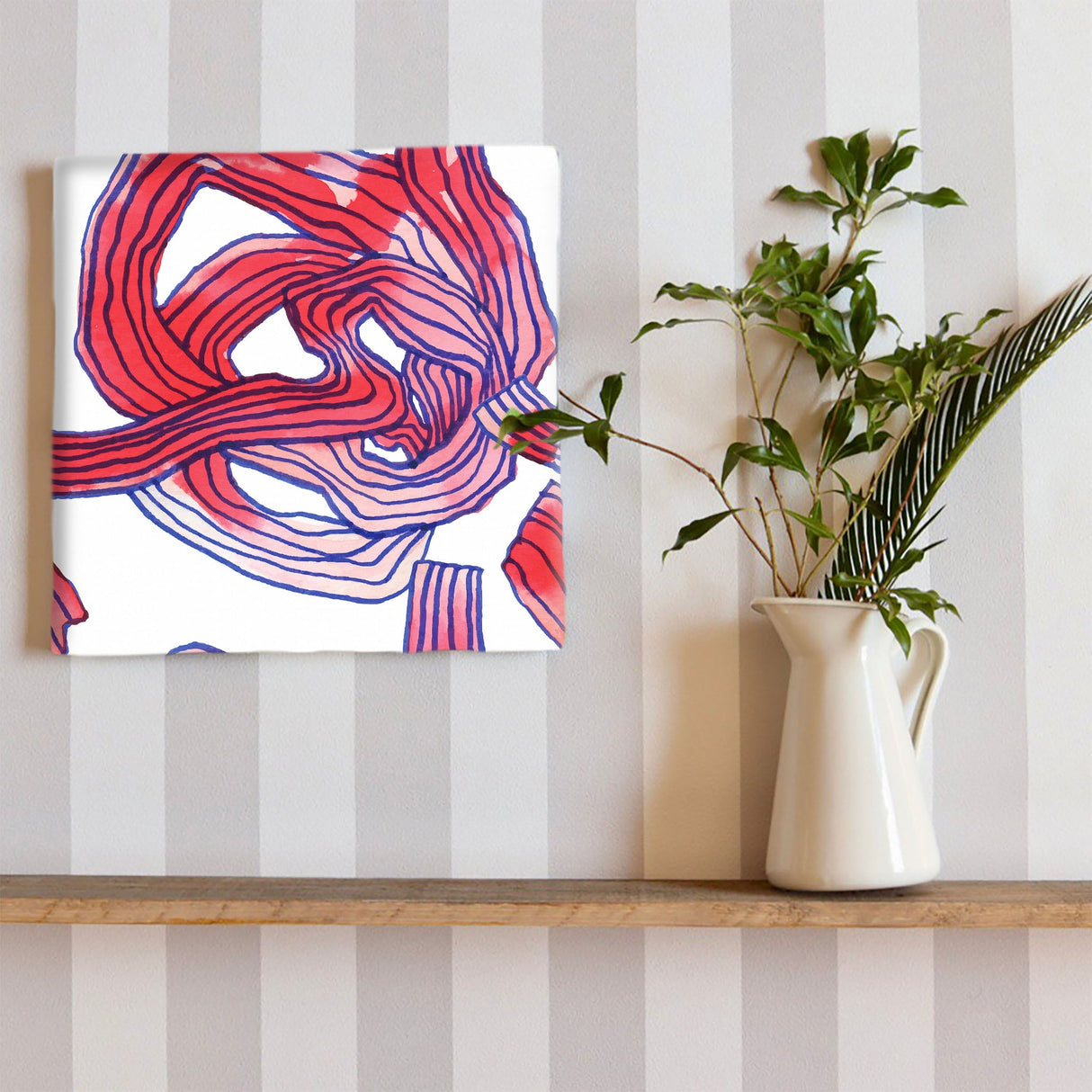 幾何学模様のウォールデコ インテリア雑貨 アートパネル キャンバス   popa-1903-027