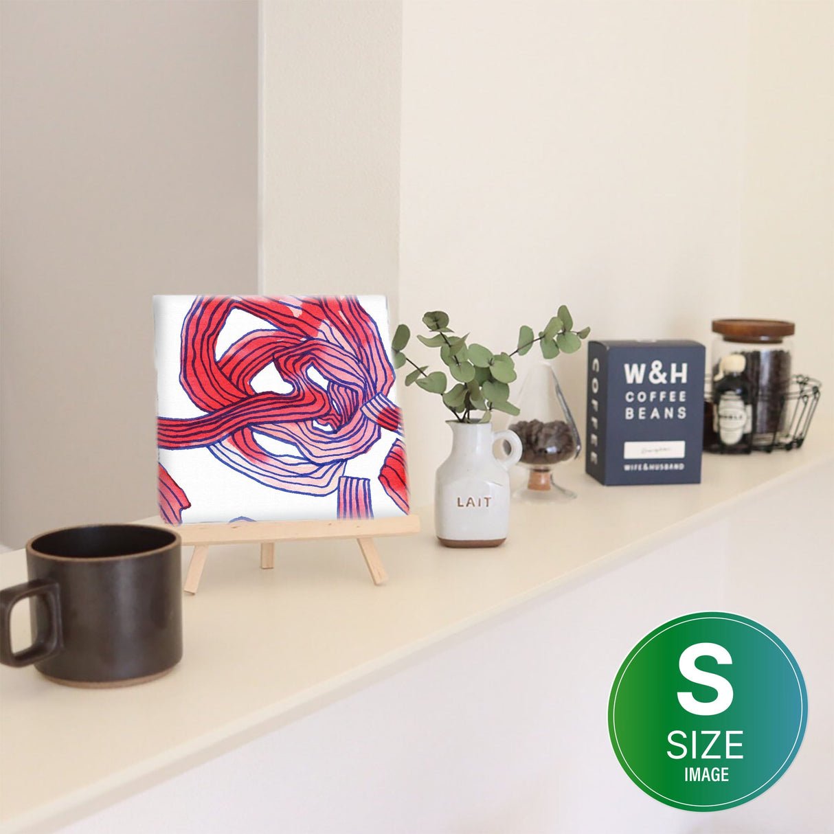 幾何学模様のウォールデコ インテリア雑貨 アートパネル キャンバス   popa-1903-027