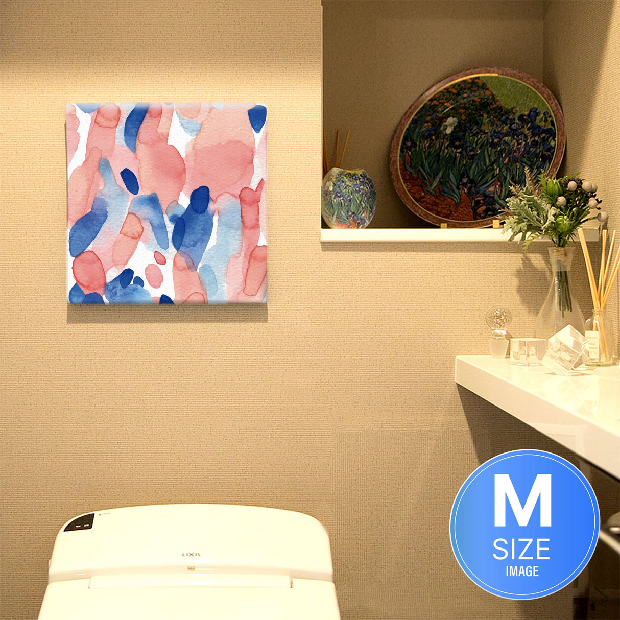 幾何学模様のウォールデコ インテリア雑貨 アートパネル キャンバス   popa-1903-029