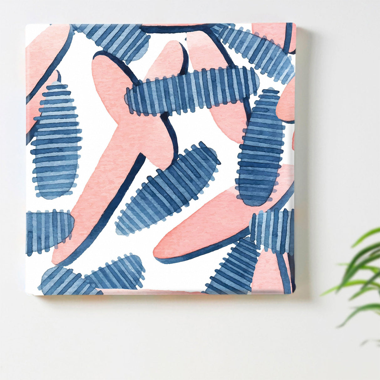 幾何学模様のファブリックパネル インテリア雑貨 アートパネル キャンバス   popa-1903-030