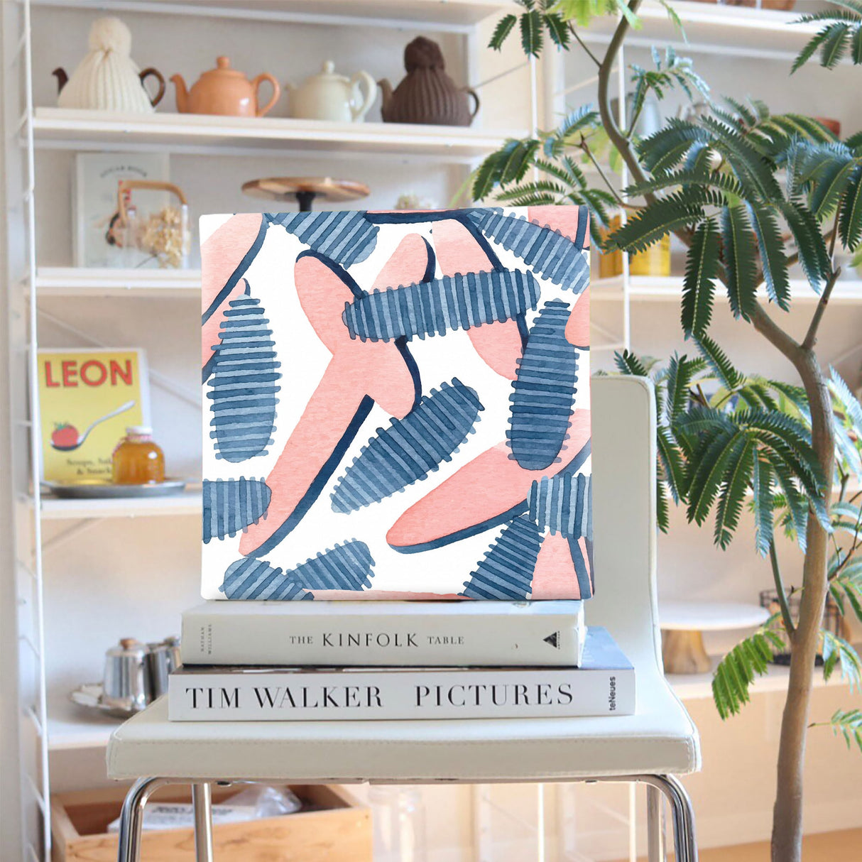 幾何学模様のファブリックパネル インテリア雑貨 アートパネル キャンバス   popa-1903-030