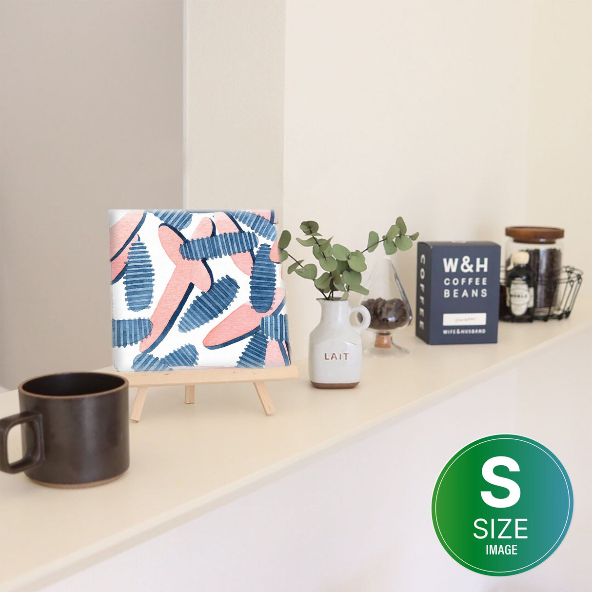 幾何学模様のファブリックパネル インテリア雑貨 アートパネル キャンバス   popa-1903-030