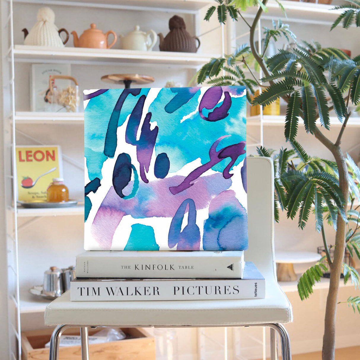 Geometric wall art Interior goods Art panel Canvas popa-1903-033