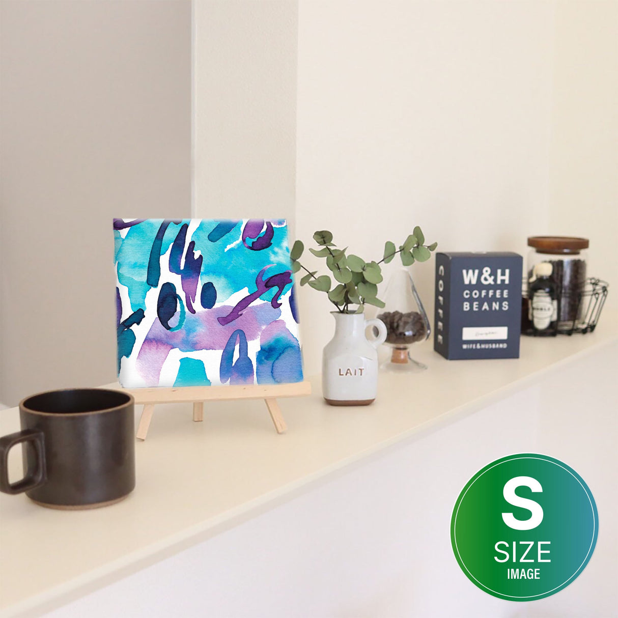 Geometric wall art Interior goods Art panel Canvas popa-1903-033