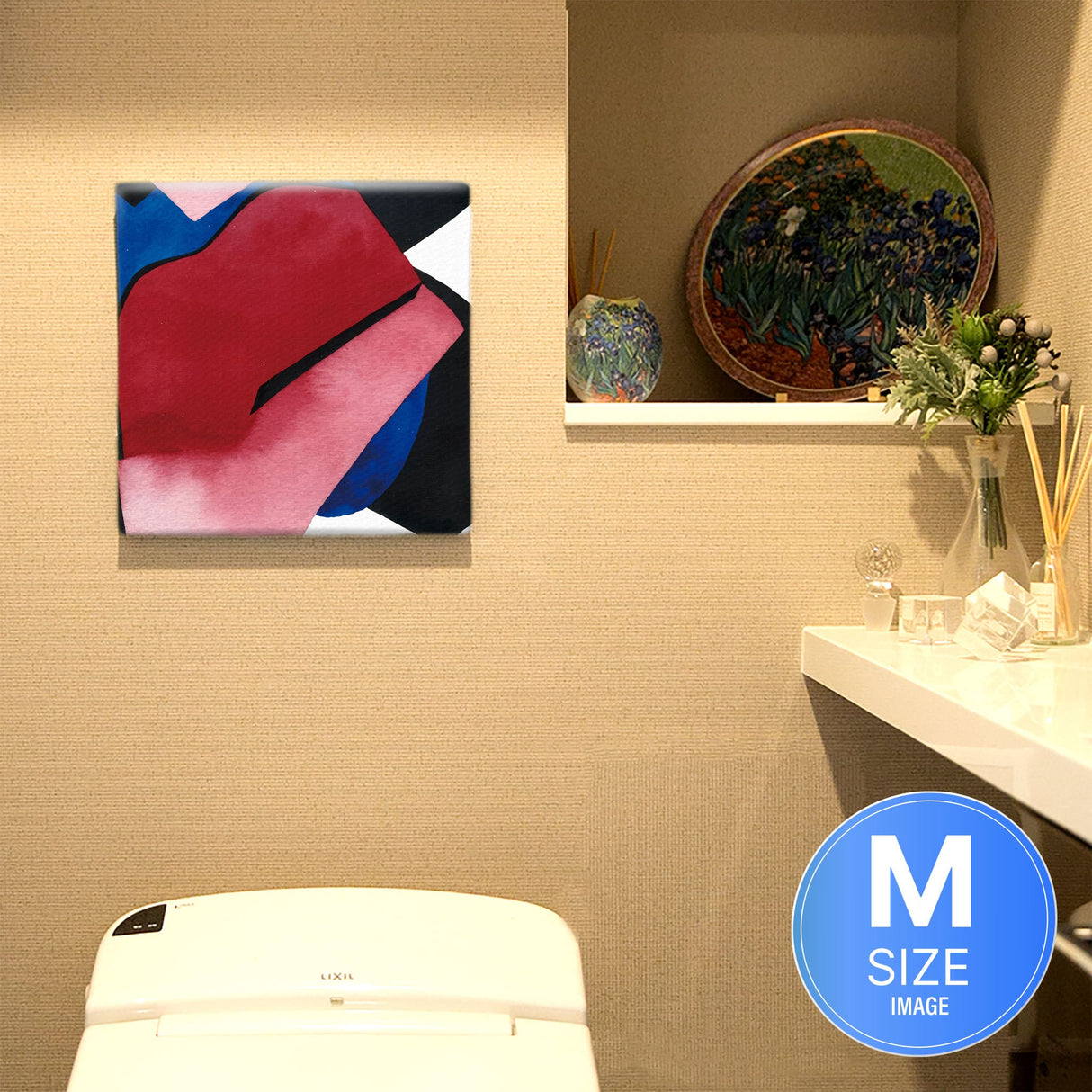 幾何学模様の壁掛けアート インテリア雑貨 アートパネル キャンバス   popa-1903-034