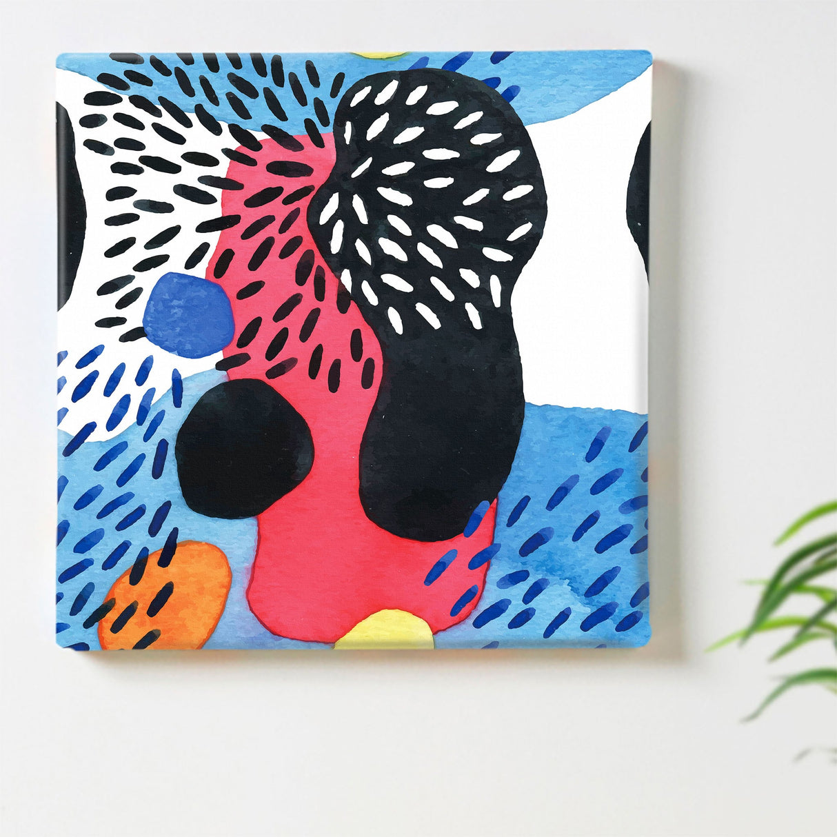 Geometric pattern fabric board Interior goods Art panel Canvas popa-1903-035