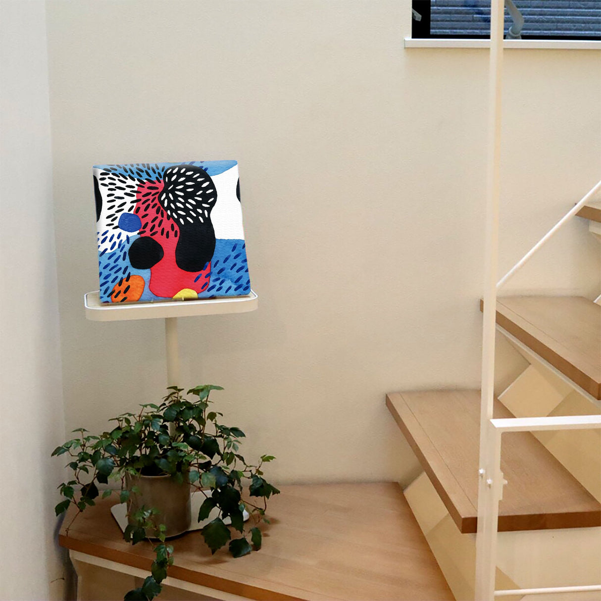 Geometric pattern fabric board Interior goods Art panel Canvas popa-1903-035