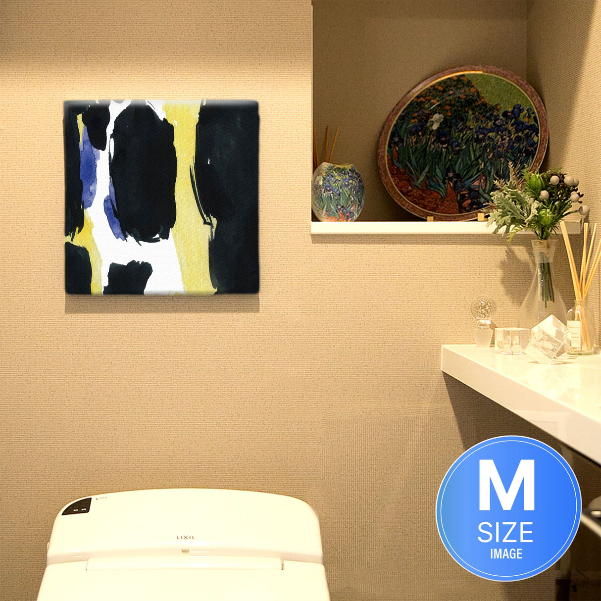 幾何学模様のファブリックパネル インテリア雑貨 アートパネル キャンバス   popa-1903-036