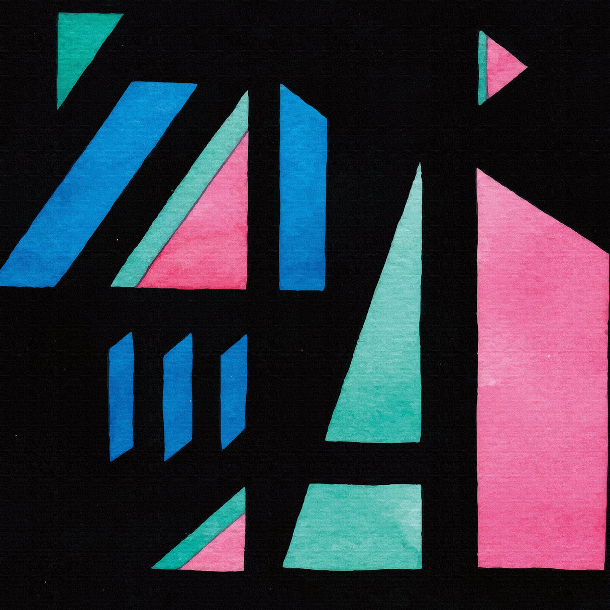 幾何学模様のファブリックパネル インテリア雑貨 アートパネル キャンバス   popa-1903-037