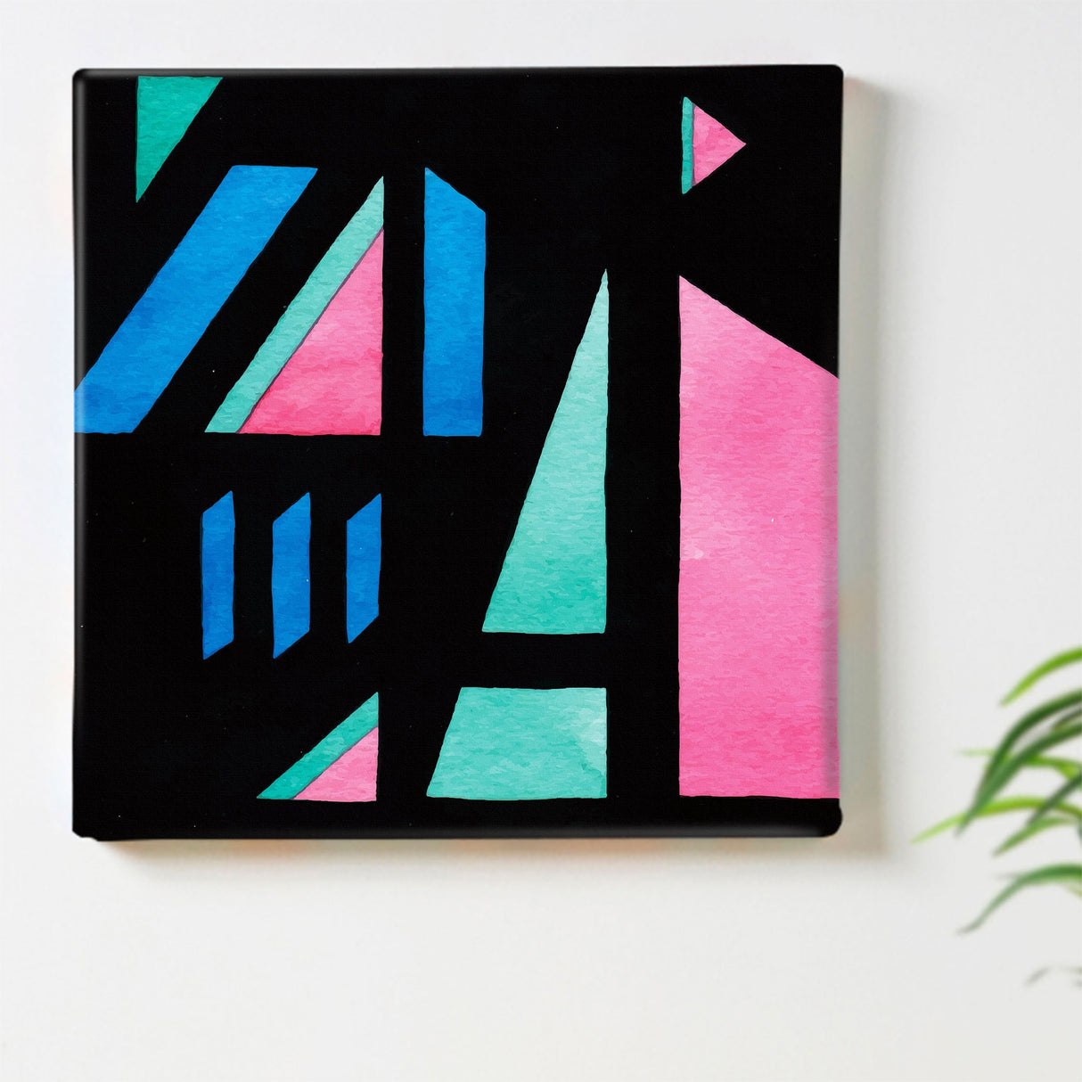 幾何学模様のファブリックパネル インテリア雑貨 アートパネル キャンバス   popa-1903-037