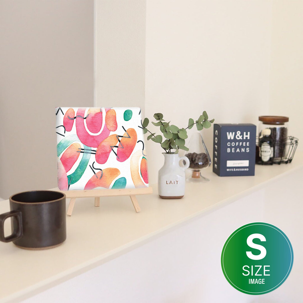 幾何学模様のアートパネル インテリア雑貨 アートパネル キャンバス   popa-1903-038