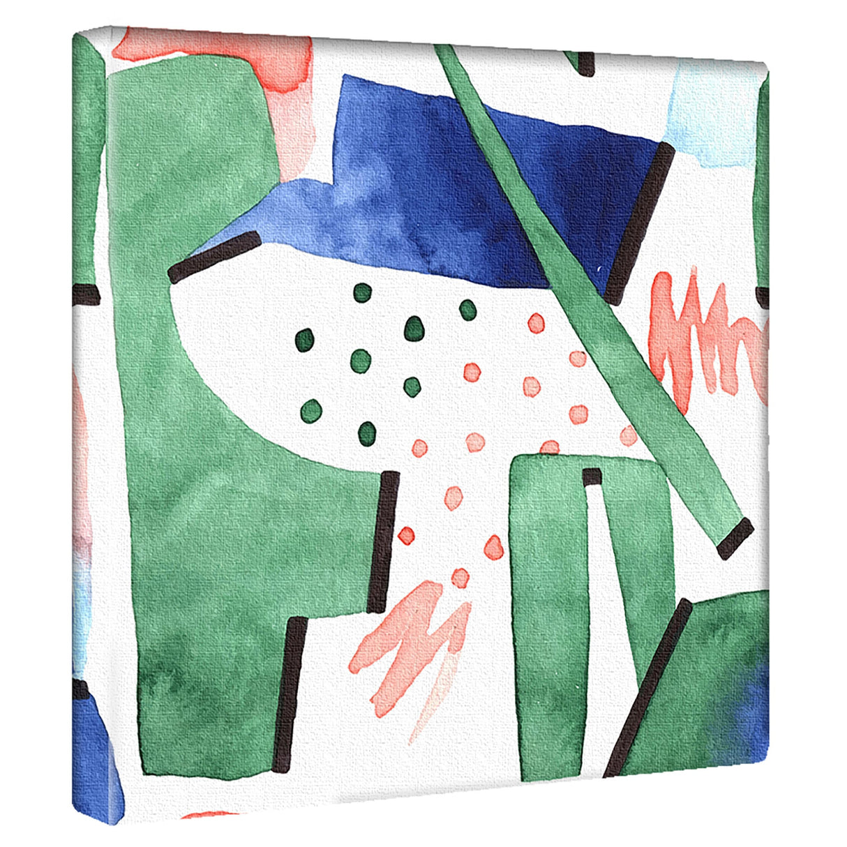 Geometric pattern fabric panel Interior goods Art panel Canvas popa-1903-042