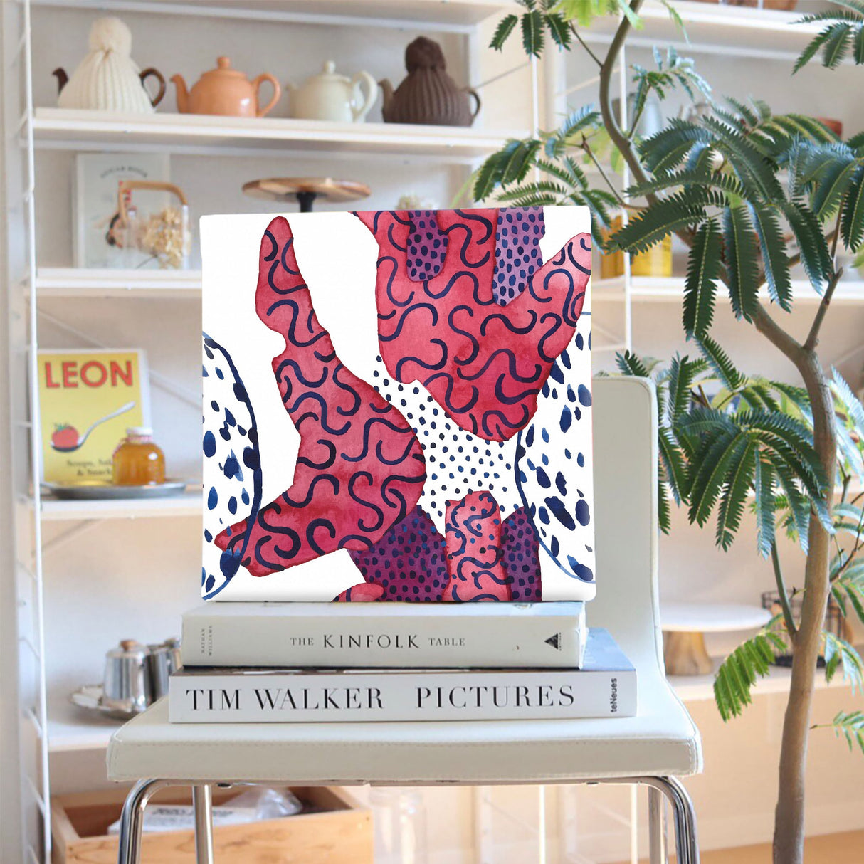 Geometric pattern art panel Interior goods Art panel Canvas popa-1903-043