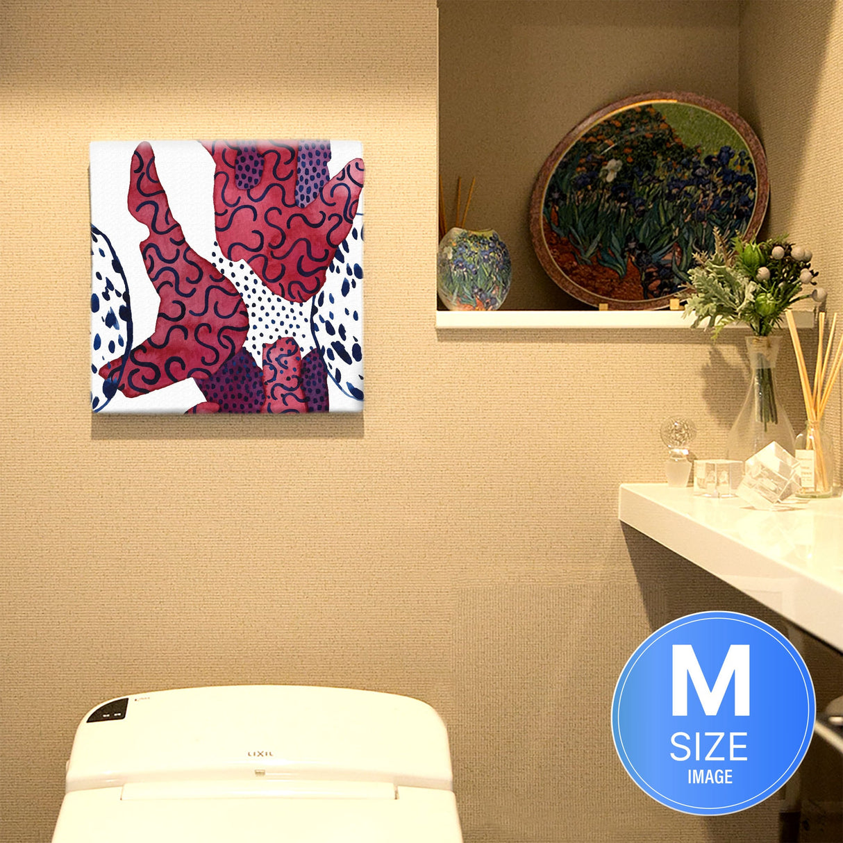 Geometric pattern art panel Interior goods Art panel Canvas popa-1903-043