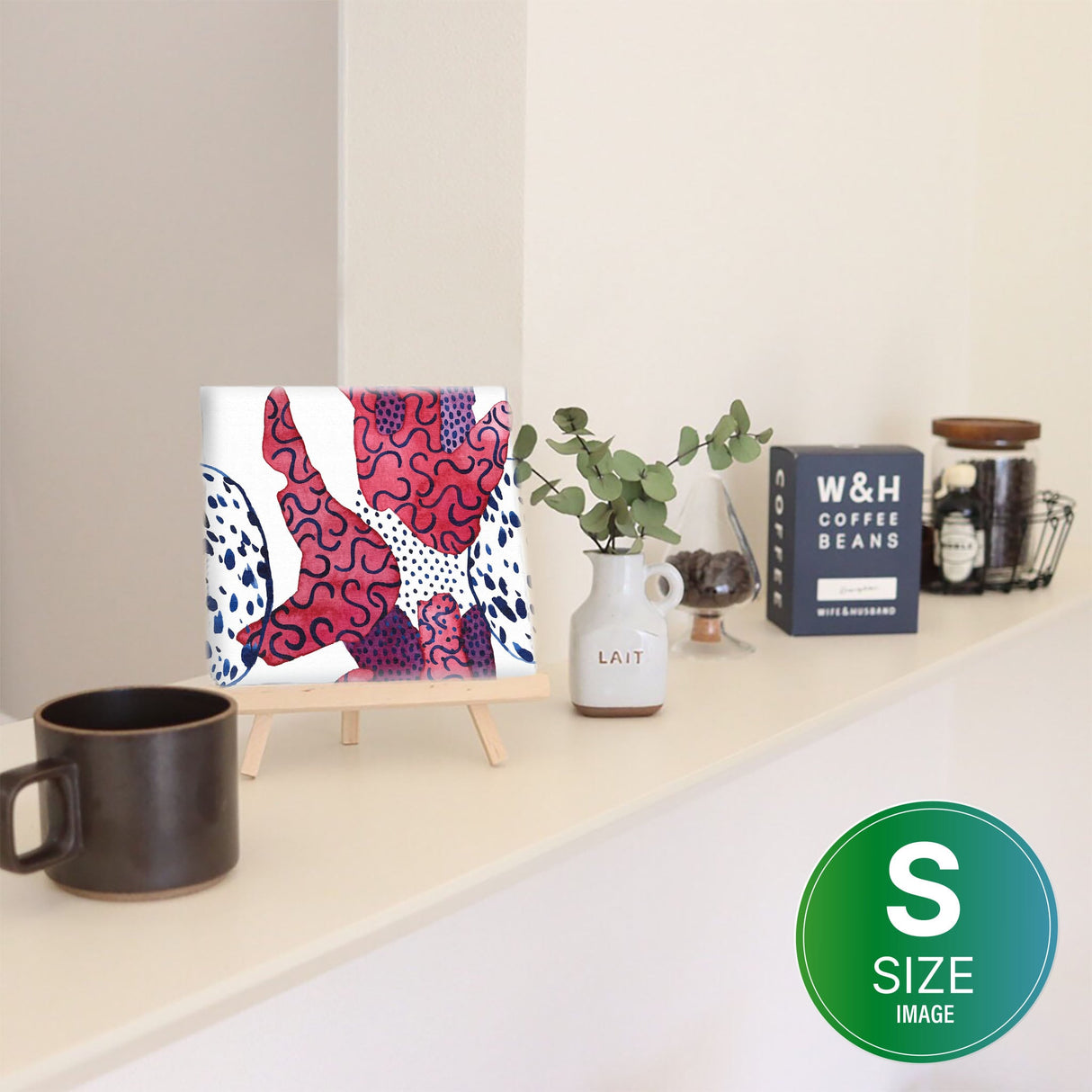 Geometric pattern art panel Interior goods Art panel Canvas popa-1903-043