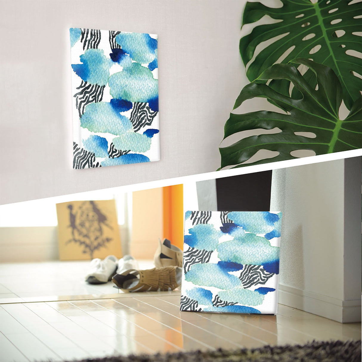 Geometric wall art Interior goods Art panel Canvas popa-1903-044