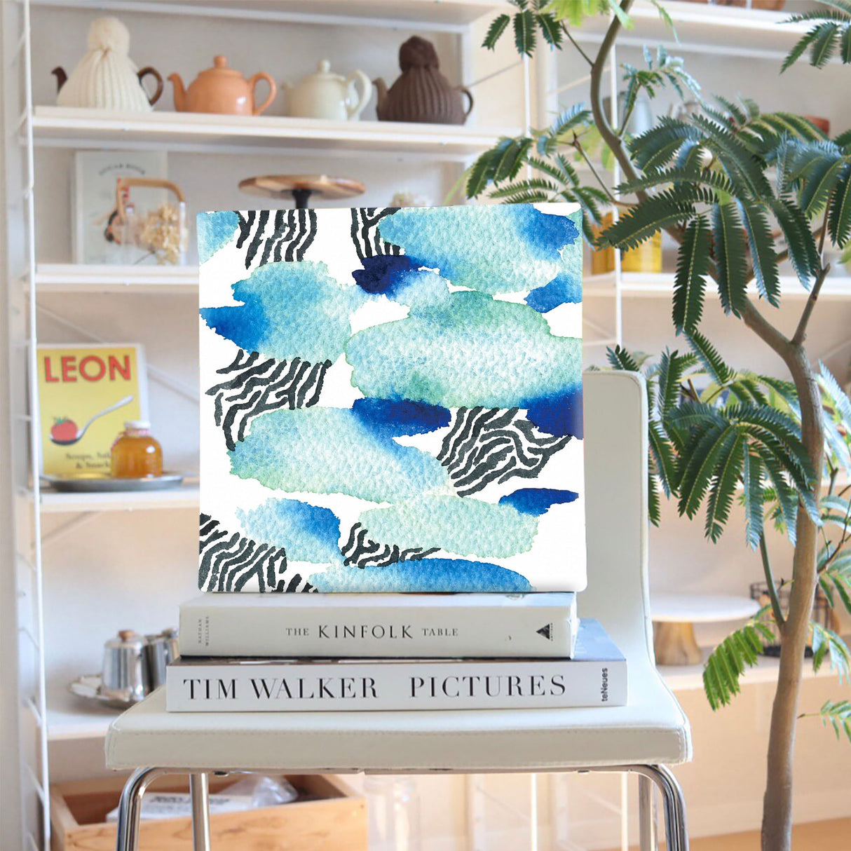 Geometric wall art Interior goods Art panel Canvas popa-1903-044