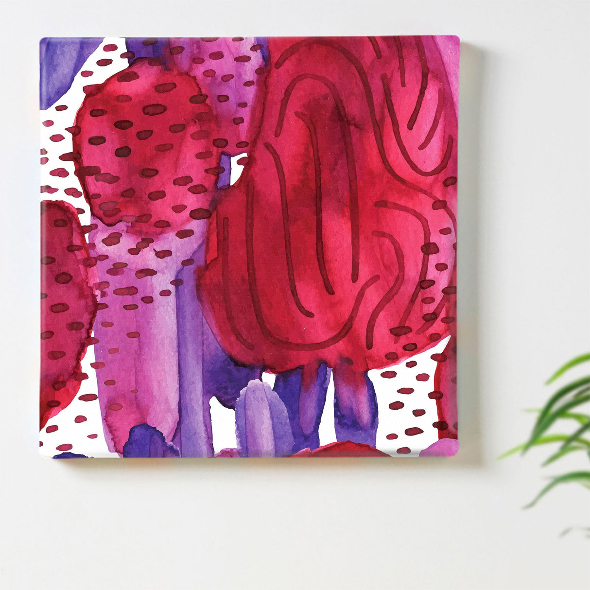 Geometric pattern fabric board Interior goods Art panel Canvas popa-1903-045