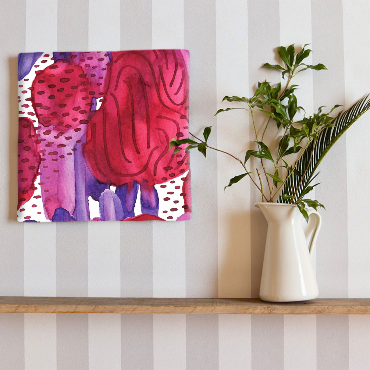 Geometric pattern fabric board Interior goods Art panel Canvas popa-1903-045