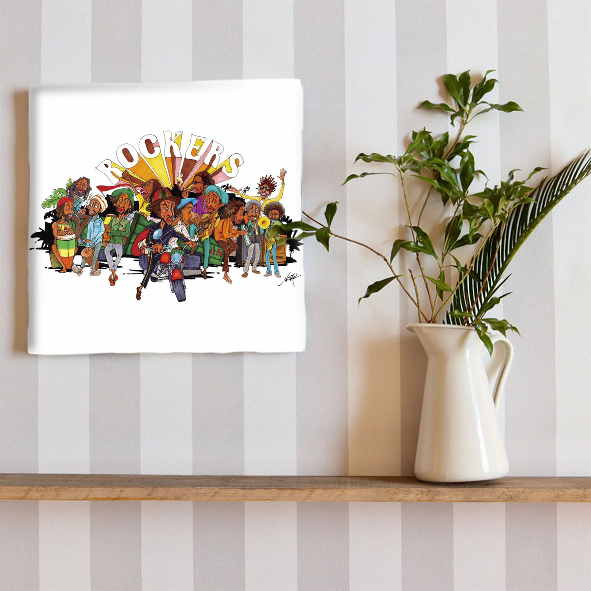 TATSUNARY Fabric Panel Photo Wall Hanging tat-0007