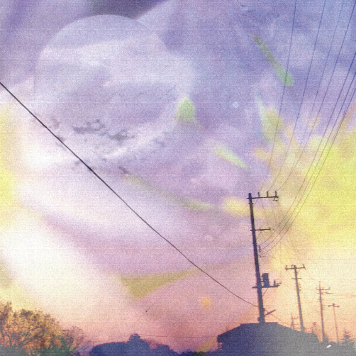 花と街並みのアートボード インテリア 雑貨 tnk-0002